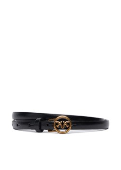 Pasek Damski PINKO Thin Belt H1 20252 PLT11 05481.A2QP Czarny ze sklepu eobuwie.pl w kategorii Paski damskie - zdjęcie 186313697