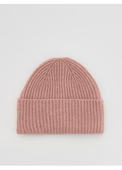 Reserved - Czapka beanie z domieszką wełny - brudny róż - id: 738FF-39X - marki Reserved - 186315347 Reserved - Czapka beanie z domieszką wełny - brudny róż ze sklepu Reserved w kategorii Czapki zimowe damskie - zdjęcie 186315347