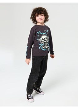 Sinsay - Koszulka z długimi rękawami świecąca w ciemności Stitch - szary ze sklepu Sinsay w kategorii T-shirty chłopięce - zdjęcie 186316036