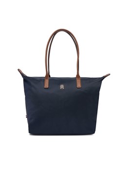 Torebka Tommy Hilfiger Popette Tote AW0AW17711 Granatowy ze sklepu eobuwie.pl w kategorii Torebki damskie - zdjęcie 186317647