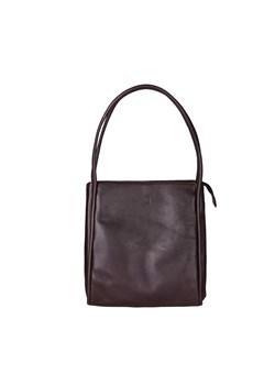 brązowa torebka skórzana - shopperka damska JULIET ze sklepu Słoń Torbalski w kategorii Torby Shopper bag - zdjęcie 186319665