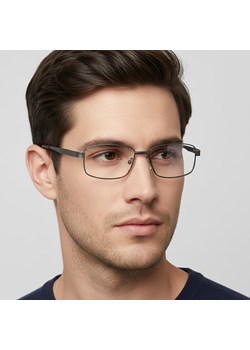 Męskie Oprawki korekcyjne zerówki okulary metalowe 639D czarne - id: 7998 - marki Sunoptic - 186319795 Męskie Oprawki korekcyjne zerówki okulary metalowe 639D czarne ze sklepu Stylion w kategorii Okulary korekcyjne męskie - zdjęcie 186319795