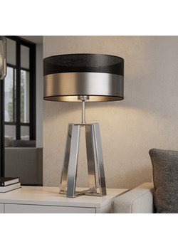 Srebrna lampa stołowa do salonu glamour THOR GLAM - id: 12505 - marki Ciekot Partners Sp. Z O. O. - 186320786 Srebrna lampa stołowa do salonu glamour THOR GLAM ze sklepu Lysne w kategorii Lampy stołowe - zdjęcie 186320786