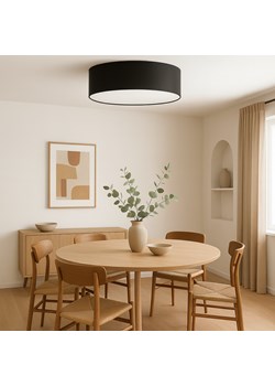 Czarna lampa sufitowa do salonu DUBAJ fi - 60 cm ze sklepu Lysne w kategorii Lampy sufitowe - zdjęcie 186320825
