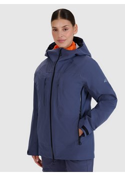 Damska kurtka trekkingowa 4F 4FWSS25TTJAF700 - granatowa ze sklepu Sportstylestory.com w kategorii Kurtki damskie - zdjęcie 186321189