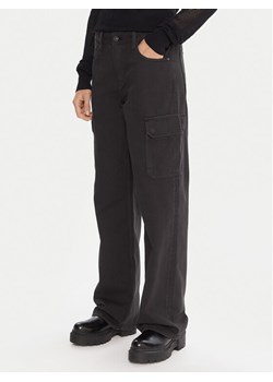 G-Star Raw Spodnie materiałowe Cargo D27017-5126 Czarny Slim Fit ze sklepu MODIVO w kategorii Spodnie damskie - zdjęcie 186323107