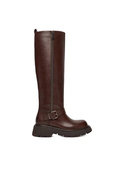 G-Star Raw Kozaki EO-GLCI-GLC8137 Brązowy ze sklepu MODIVO w kategorii Kozaki damskie - zdjęcie 186323195