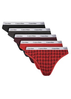 Calvin Klein Underwear Komplet 5 par fig klasycznych 000QD5208E Kolorowy ze sklepu MODIVO w kategorii Majtki damskie - zdjęcie 186323208