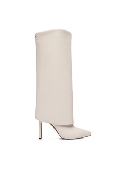 Nine West Kozaki CEO-SAIDA-01 Écru ze sklepu MODIVO w kategorii Kozaki damskie - zdjęcie 186323217