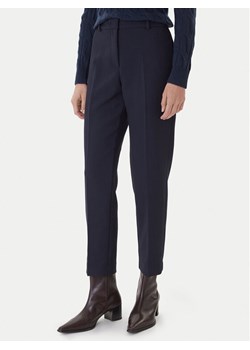 Tommy Hilfiger Spodnie materiałowe WW0WW48355 Granatowy Straight Fit ze sklepu MODIVO w kategorii Spodnie damskie - zdjęcie 186323386