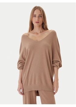 Kontatto Sweter 3M0815C Beżowy Relaxed Fit ze sklepu MODIVO w kategorii Swetry damskie - zdjęcie 186323477