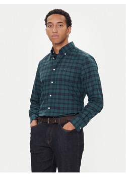 Tommy Hilfiger Koszula MW0MW41493 Zielony Regular Fit ze sklepu MODIVO w kategorii Koszule męskie - zdjęcie 186323498