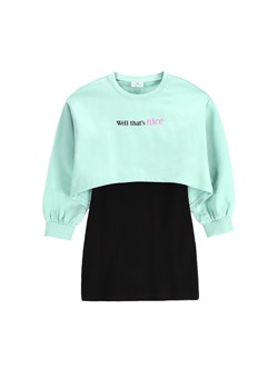 Coccodrillo Sukienka codzienna WC5129102CGJ Zielony Slim Fit ze sklepu MODIVO w kategorii Sukienki dziewczęce - zdjęcie 186323518