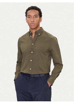 Tommy Hilfiger Koszula MW0MW37550 Khaki Regular Fit - id: 0000305344182 - marki Tommy Hilfiger - 186323527 Tommy Hilfiger Koszula MW0MW37550 Khaki Regular Fit ze sklepu MODIVO w kategorii Koszule męskie - zdjęcie 186323527