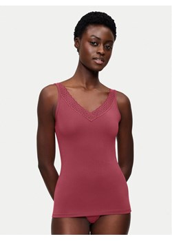 Triumph Top Feel Of Modal 10221637 Różowy Slim Fit ze sklepu MODIVO w kategorii Piżamy damskie - zdjęcie 186323539