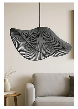 ABERTO DESIGN Lampa wisząca w kolorze szarym - wys. 53 x Ø 50 cm ze sklepu Limango Polska w kategorii Oświetlenie - zdjęcie 186326435