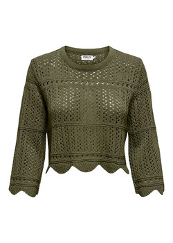 ONLY Sweter w kolorze khaki ze sklepu Limango Polska w kategorii Swetry damskie - zdjęcie 186326538