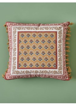BELLA MAISON Poszewka &quot;Beauty&quot; w kolorze beżowo-czerwonym na poduszkę - 43 x 43 cm ze sklepu Limango Polska w kategorii Poduszki dekoracyjne - zdjęcie 186326759