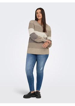 ONLY Sweter w kolorze jasnobrązowo-beżowym ze sklepu Limango Polska w kategorii Swetry damskie - zdjęcie 186327108
