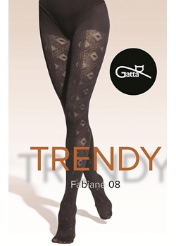 Gatta rajstopy damskie Trendy Fabiane wz.07 40 DEN, Kolor czarny, Rozmiar 2, Gatta ze sklepu Intymna w kategorii Rajstopy - zdjęcie 186327378