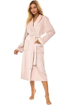 Długi szlafrok damski angora 2510 Aura, Kolor beżowy, Rozmiar M, L&L - id: 218631 - marki L&L - 186327575 Długi szlafrok damski angora 2510 Aura, Kolor beżowy, Rozmiar M, L&L ze sklepu Intymna w kategorii Szlafroki damskie - zdjęcie 186327575