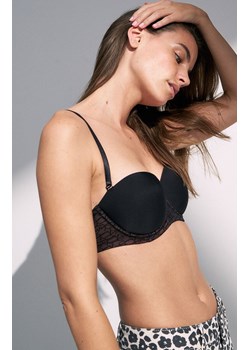 Triumph biustonosz usztywniany z odpianymi ramiączkami Signature Sheer 10224861-0004, Kolor czarny, Rozmiar 75B, Triumph ze sklepu Intymna w kategorii Biustonosze - zdjęcie 186327726