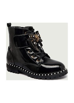 Kurt Geiger Skórzane botki KENSINGTON STRAP BOW ze sklepu Gomez Fashion Store w kategorii Buty zimowe dziecięce - zdjęcie 186327835
