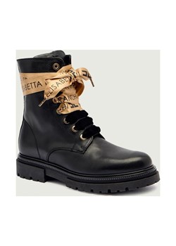 Elisabetta Franchi Skórzane botki ze sklepu Gomez Fashion Store w kategorii Buty zimowe dziecięce - zdjęcie 186327837