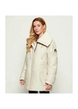 Moose Knuckles Puchowa kurtka AURORA | Regular Fit | z dodatkiem skóry ze sklepu Gomez Fashion Store w kategorii Kurtki damskie - zdjęcie 186329085