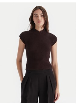 TWINSET Bluzka 252TT3550 Brązowy Regular Fit ze sklepu MODIVO w kategorii Bluzki damskie - zdjęcie 186329306