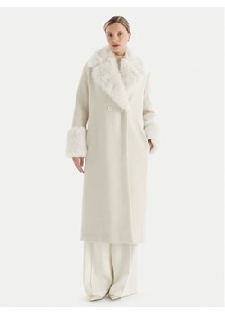 TWINSET Płaszcz zimowy 252TT2040 Écru Regular Fit ze sklepu MODIVO w kategorii Płaszcze damskie - zdjęcie 186329317