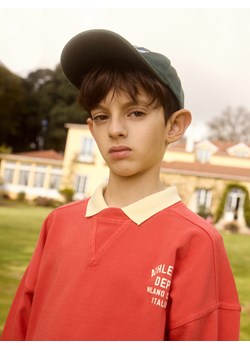 Reserved - Bawełniany komplet z szortami - czerwony ze sklepu Reserved w kategorii Komplety chłopięce - zdjęcie 186330858