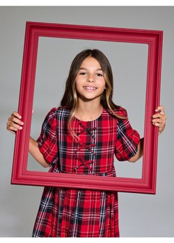 Sinsay - Sukienka babydoll w kratę - czerwony ze sklepu Sinsay w kategorii Sukienki dziewczęce - zdjęcie 186331528
