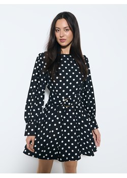 Mohito - Sukienka mini w groszki - czarny ze sklepu Mohito w kategorii Sukienki - zdjęcie 186332536