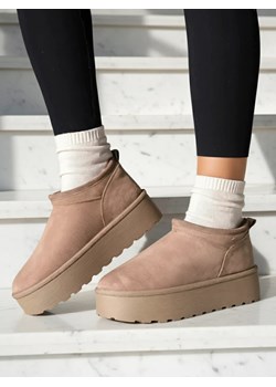 Royalfashion Krótkie buty a'la śniegowce damskie Ozozi ze sklepu royalfashion.pl w kategorii Śniegowce damskie - zdjęcie 186332919