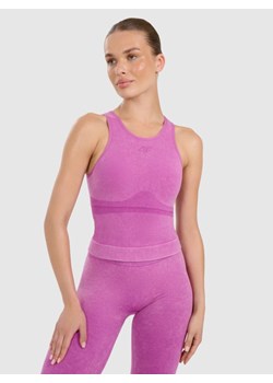 Damski top do jogi i pilatesu 4f 4FWAW25TFSLF578 - różowy ze sklepu Sportstylestory.com w kategorii Bluzki damskie - zdjęcie 186333498
