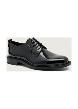 HUGO Skórzane derby Lysander_derb_ptlt ze sklepu Gomez Fashion Store w kategorii Buty eleganckie męskie - zdjęcie 186333718