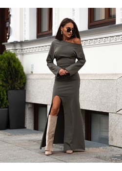 FORSETI Dzianinowa sukienka Ramona Khaki SU02025 SU02025, Rozmiar: XS ze sklepu forseti.net.pl w kategorii Sukienki - zdjęcie 186336646