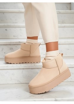Royalfashion Buty a'la śniegowce damskie na platformie Dagodo ze sklepu royalfashion.pl w kategorii Śniegowce damskie - zdjęcie 186337087
