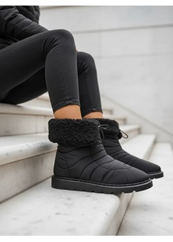 Royalfashion Damskie botki a'la śniegowce Oferita ze sklepu royalfashion.pl w kategorii Śniegowce damskie - zdjęcie 186337167