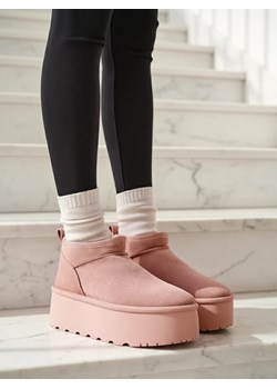 Royalfashion Krótkie buty a'la śniegowce damskie Ozozi ze sklepu royalfashion.pl w kategorii Śniegowce damskie - zdjęcie 186337175