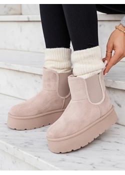 Royalfashion Krótkie buty a'la śniegowce damskie Nomas ze sklepu royalfashion.pl w kategorii Śniegowce damskie - zdjęcie 186337187