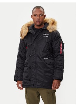 Alpha Industries Kurtka zimowa N3B Airborne 188141 Czarny Regular Fit ze sklepu MODIVO w kategorii Parki męskie - zdjęcie 186338676