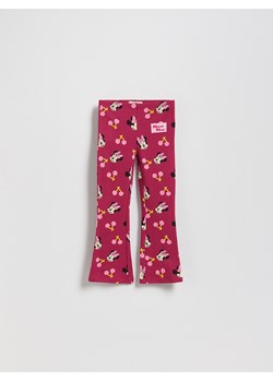 Reserved - Legginsy Minnie Mouse - bordowy ze sklepu Reserved w kategorii Spodnie dziewczęce - zdjęcie 186339916