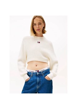 Tommy Jeans Sweter | Cropped Fit | z dodatkiem wełny ze sklepu Gomez Fashion Store w kategorii Swetry damskie - zdjęcie 186340525