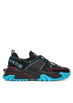 Sneakersy Versace Jeans Couture 79YA3SI3 Czarny ze sklepu eobuwie.pl w kategorii Buty sportowe męskie - zdjęcie 186341599