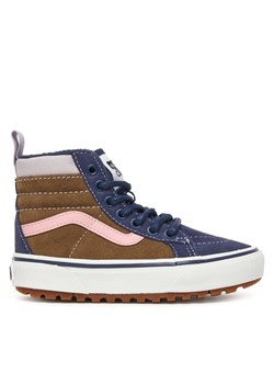 Sneakersy Vans MTE SK8-Hi VN000D0H11E1 Granatowy ze sklepu eobuwie.pl w kategorii Buty sportowe dziecięce - zdjęcie 186341678