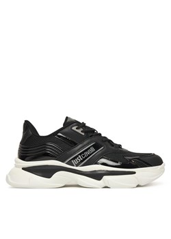 Sneakersy Just Cavalli 79QA3SA1 ZSD34 Czarny ze sklepu eobuwie.pl w kategorii Buty sportowe męskie - zdjęcie 186341686