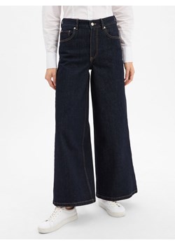 Tommy Hilfiger Dżinsy o szerokim kroju Kobiety Bawełna dark stone jednolity ze sklepu vangraaf w kategorii Jeansy damskie - zdjęcie 186343399