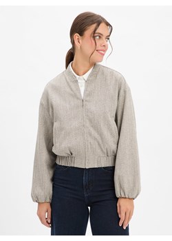 Opus Bluza damska - Jalea Herringbone Kobiety taupe wzorzysty ze sklepu vangraaf w kategorii Kurtki damskie - zdjęcie 186343425